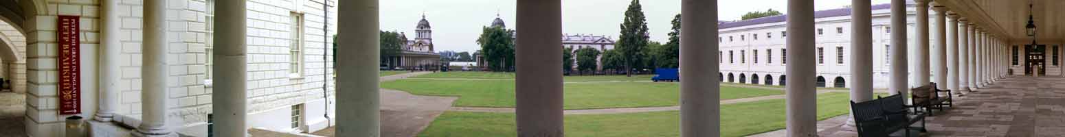 photo of maritime museum colonade