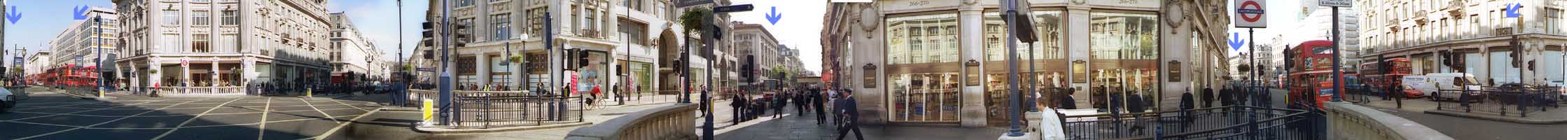 photo of oxford Circus.  